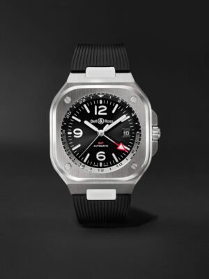 Stainless Steel and Rubber Watch